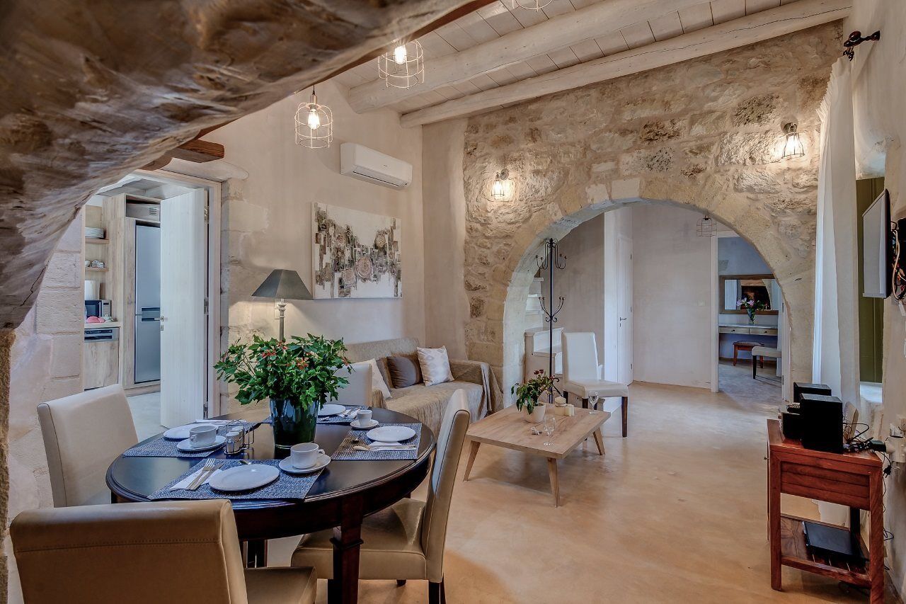 Traditional Stonebuilt Villa Leonanto, Only 5 Km From A Sandy Beach Kastellos Экстерьер фото